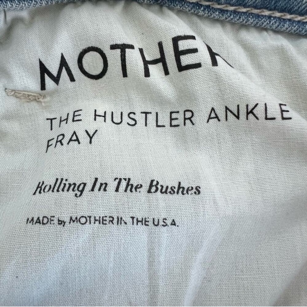 Mother jeans, the hustler ankle fray, size 27, new without tags